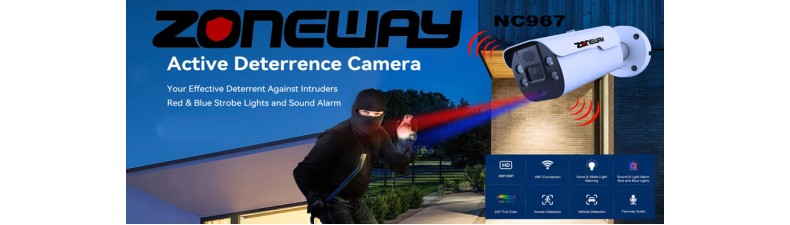 COLORVU SOUN/LIGHT alarm COLORVU kamera ZONEWAY NC967