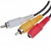 20m BNC + RCA + DC power CCTV aj TVI AHD Video, AUDIO + napájací kábel pre CCTV systém