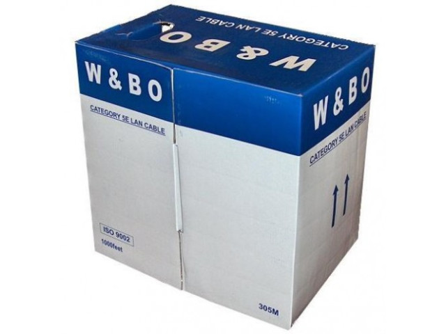 OEM UTP kábel vnútorné, cat 5e, 305m box, bez konektorov