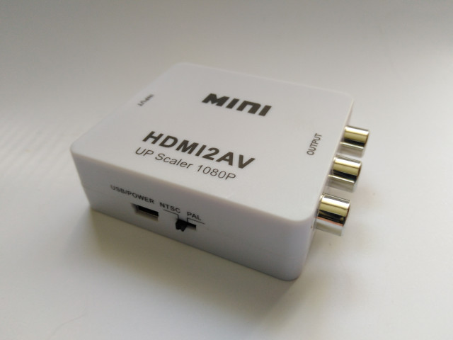 MINI konvertor HDMI to CVBS, prevodník z HDMI na CVBS analóg (HDMI2AV)