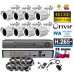 8CH 8MPx AHD kamerový set 4K CCTV ZONEWAY 8B - DVR s LAN a 8x bullet kamera