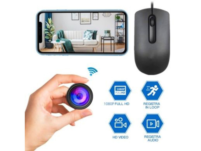 2Mpx skrytá IP P2P Wifi kamera Meilin MC22 USB myš 