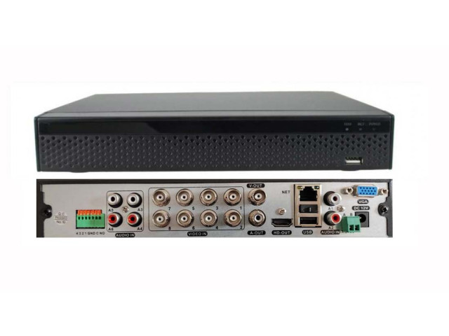 12CH IP/8CH AHD 5MPx hybridný rekordér 4K XVR | ZONEWAY XVR2108
