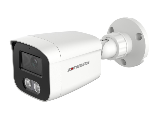 5MPx IP POE vonkajšia kamera COLORVU, MIC, IR+WARM light | ZONEWAY NC865+