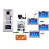 Set WIFI P2P TUYA videozvonku | ZONEWAY ZW-777 + ZW-619-4D
