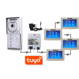 Set WIFI P2P TUYA videozvončeka | ZONEWAY ZW-777 + ZW-702-4
