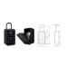 Smart TTlock skrinka na kľúče IP53 Bluetooth | ZONEWAY K3-F