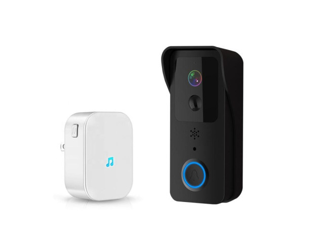 Bezdrôtový WiFi videozvonček s vnútornou jednotkou | ZONEWAY T32 Black