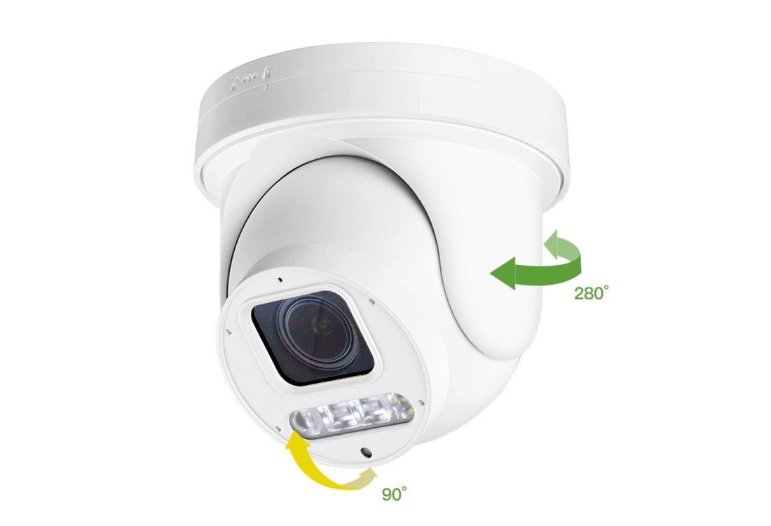 Vonkajšie IP kamery: mini PTZ kamera 6 Mpx so zoomom 4x, ONVIF | HICO X4D-M6S